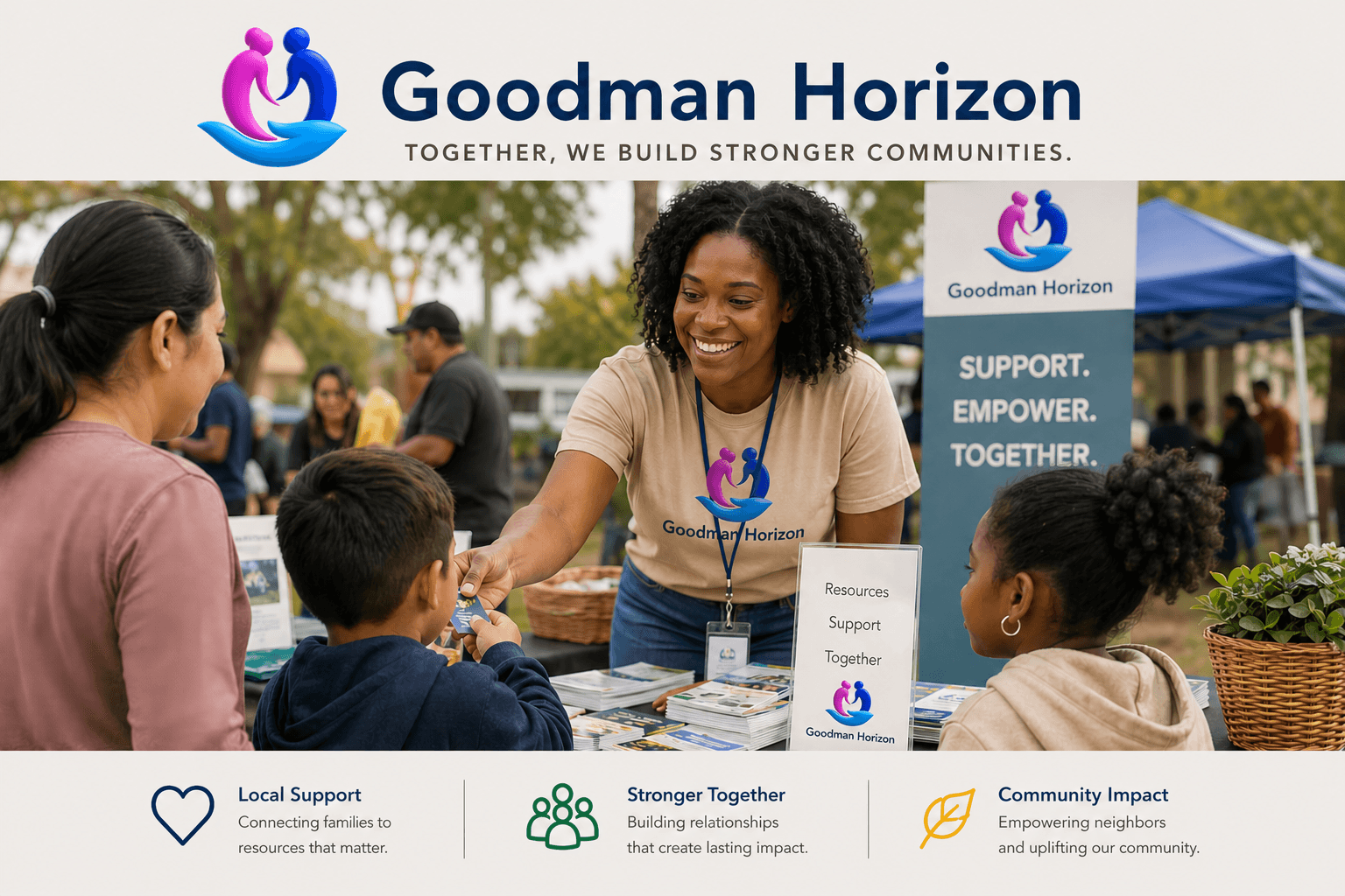 Community outreach support connecting Maryland residents with local resources