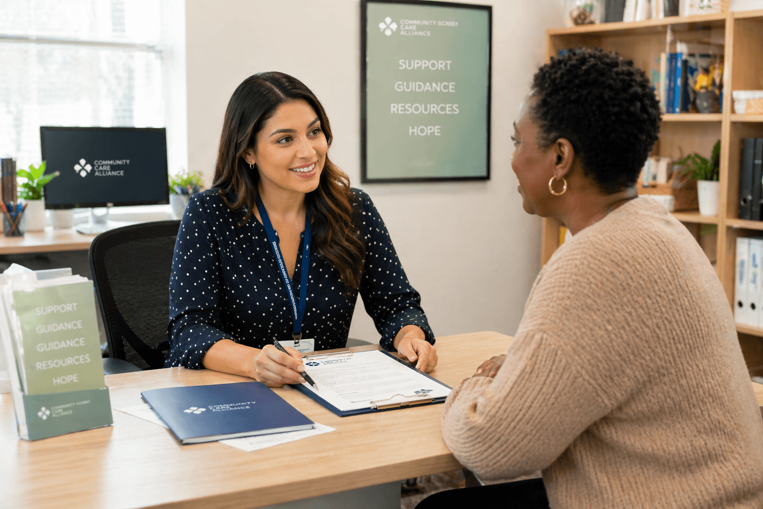 Referral consultation for families and agencies reviewing next steps
